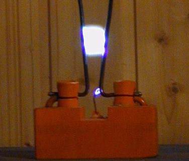 Stefan's Tesla coil pages - Jacobs Ladder